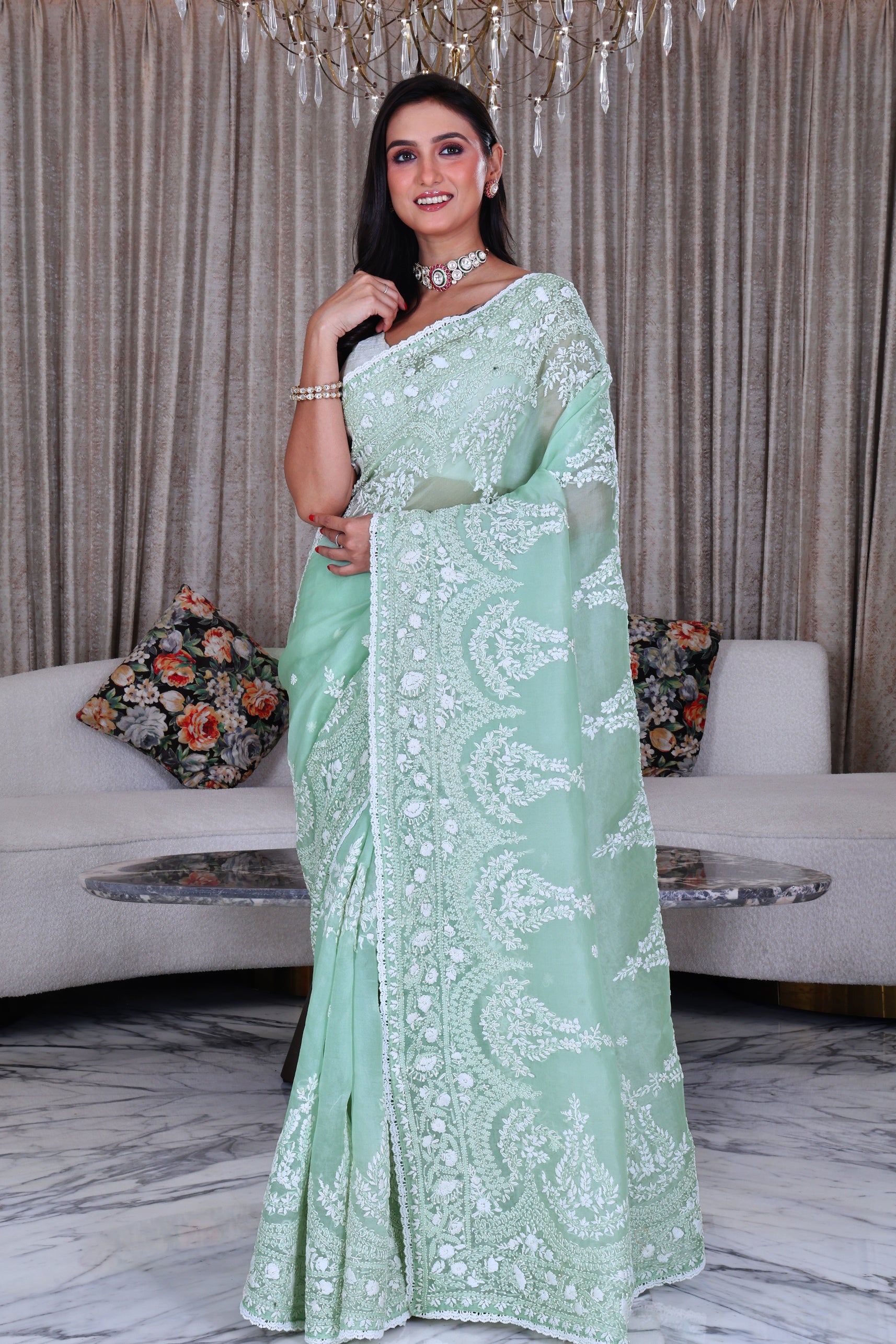 Organza Hand Embroidery